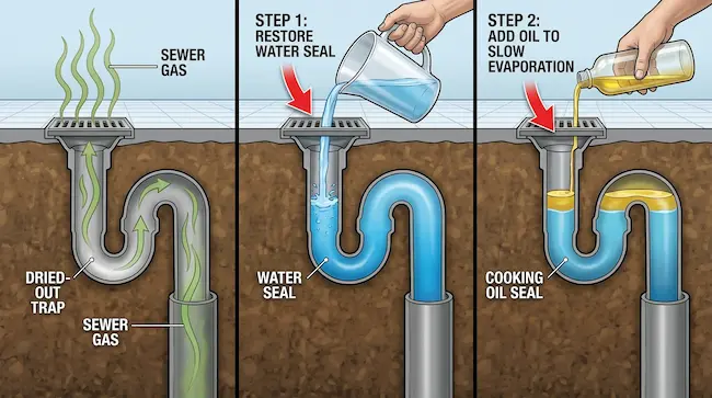 floor-drain-p-trap-eliminate-odors floor drain p-trap eliminate odors