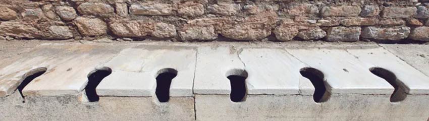 Les anciens ingénieurs romains ont conçu des salles de bains